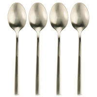 TEELÖFFEL Stahl 4 Stück. Gold - Goldfarben, Metall - Excellent Houseware