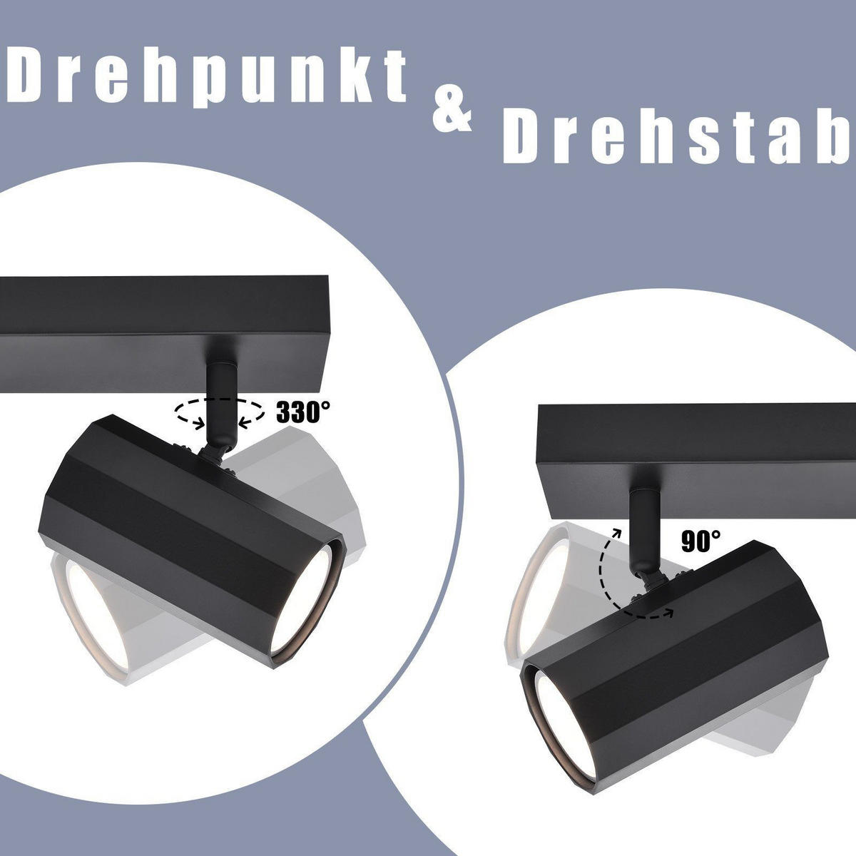 STRAHLER Inga 2-flammig 26/11/3 cm - Schwarz, Metall (26/11/3cm) - Nettlife