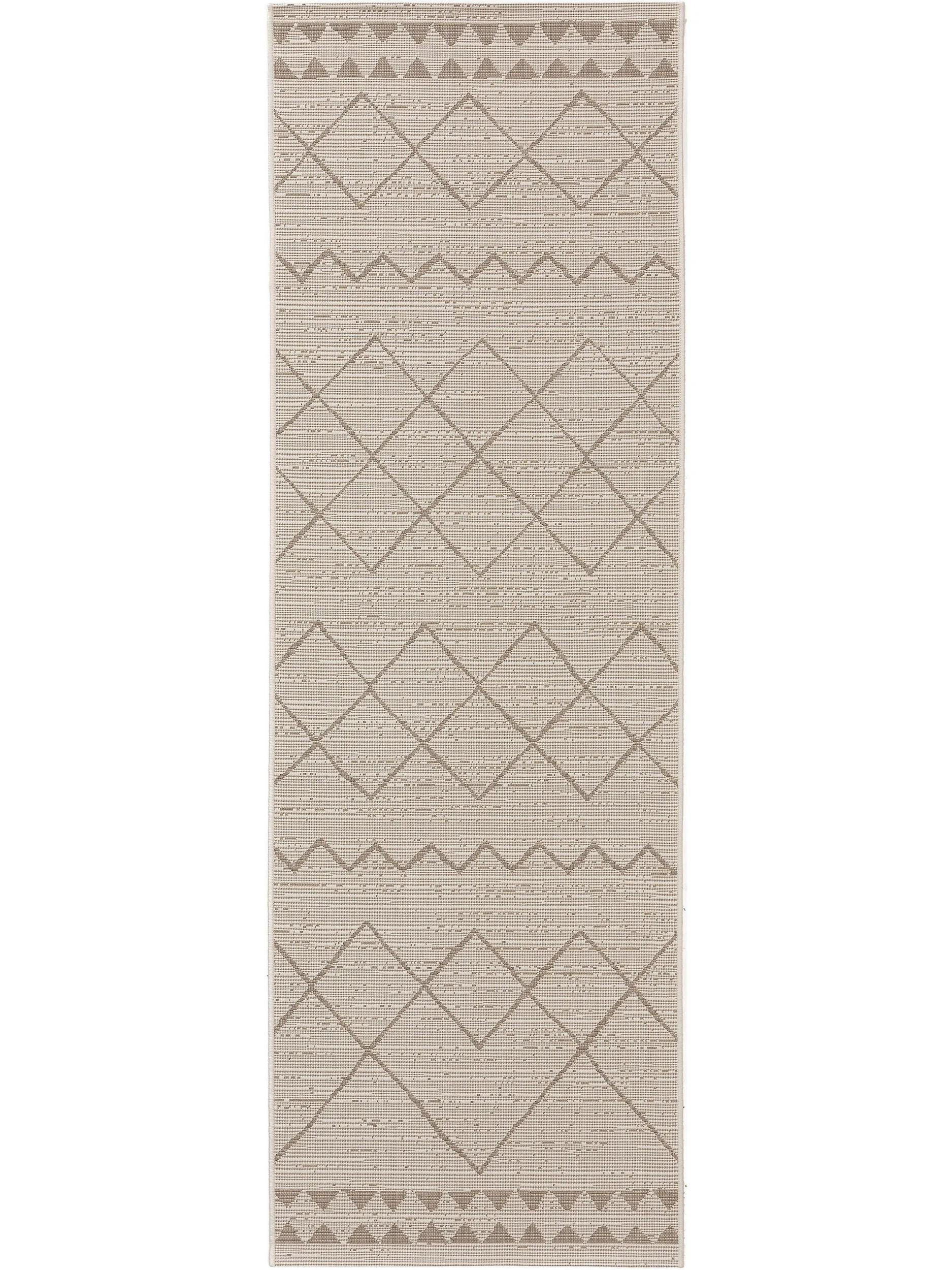 TEKAŠKI prt Metro krem/bež 80x240 cm za notranjo in zunanjo uporabo - krem, umetna masa/tekstil (80/240cm) - benuta Nest