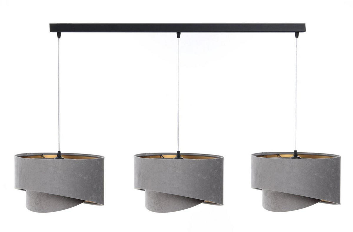 HÄNGELEUCHTE Grau 30/18 cm - Grau, Kunststoff (30/0.3/18cm) - ONZENO