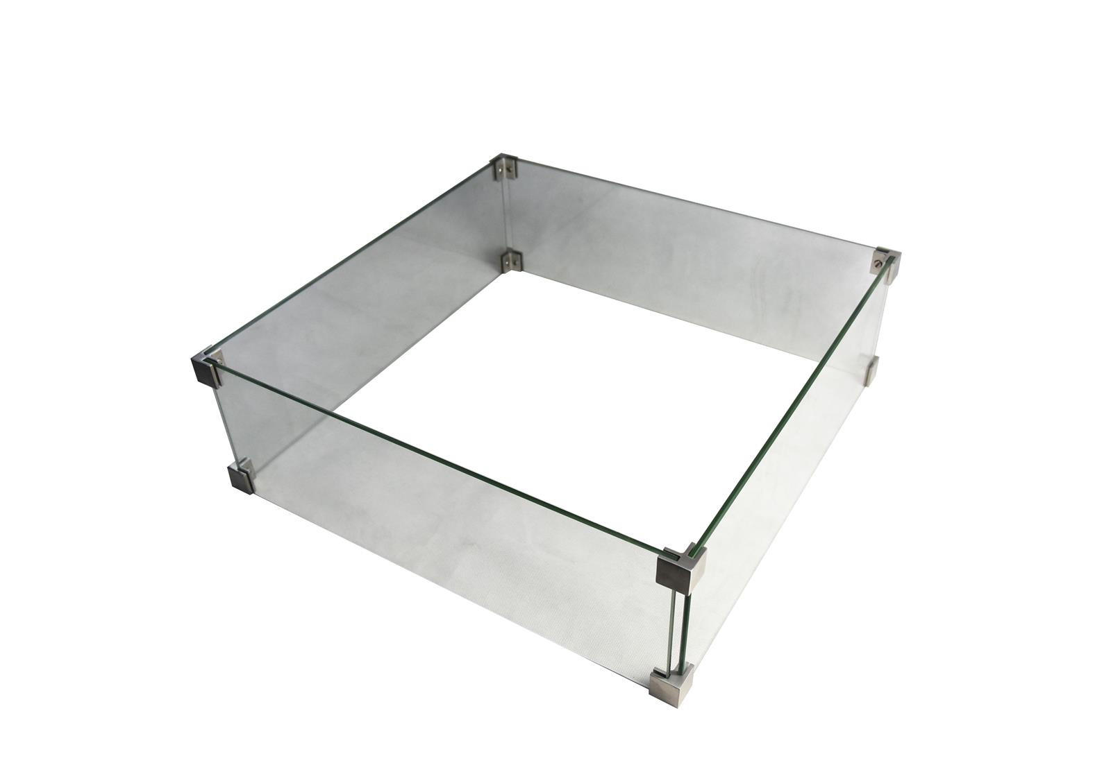 Elementi Glasumrandung Klar 25x12x76 cm