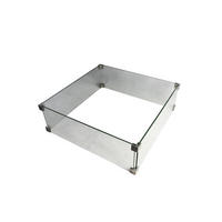 GLASUMRANDUNG für Feuerstelle Carpertee - Klar, Glas (25/12/76cm) - Elementi