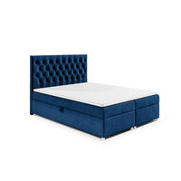 BOXBETT mit Bettkasten Trinity K-14 Bonellfederkern - Blau, Holz/Holzwerkstoff (140/200cm) - Best For Home
