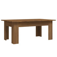 COUCHTISCH Braun Eichen-Optik 100x60x42 cm Holzwerkstoff - Braun, Holzwerkstoff (60/100/42cm) - furnicato