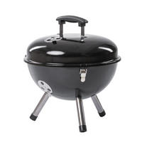 HOLZKOHLEGRILL ROSMARINO Stahl - Schwarz, Metall (38/26/42cm) - Rosmarino
