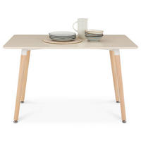 ESSTISCH SHANNON cremeweiß - Creme, Holz/Holzwerkstoff (70/120/75cm) - IDIMEX