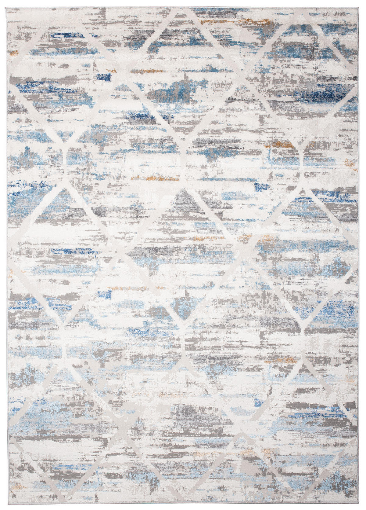 TEPPICH VALLEY Grau Blau 200/300 cm - Blau, Textil (200/300cm) - Tapiso