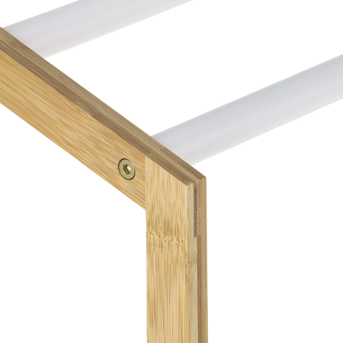 HANDTUCHSTÄNDER - Hellbraun, Holz (53/78/24cm) - Relaxdays