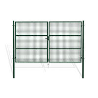 ZAUNTOR Olga Grün 3m H.180cm - Grau, Metall (392/190cm) - Casanoov