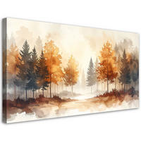 LEINWANDBILD Natur und Botanik 120x60cm - Beige, Textil (120/60cm) - Feeby