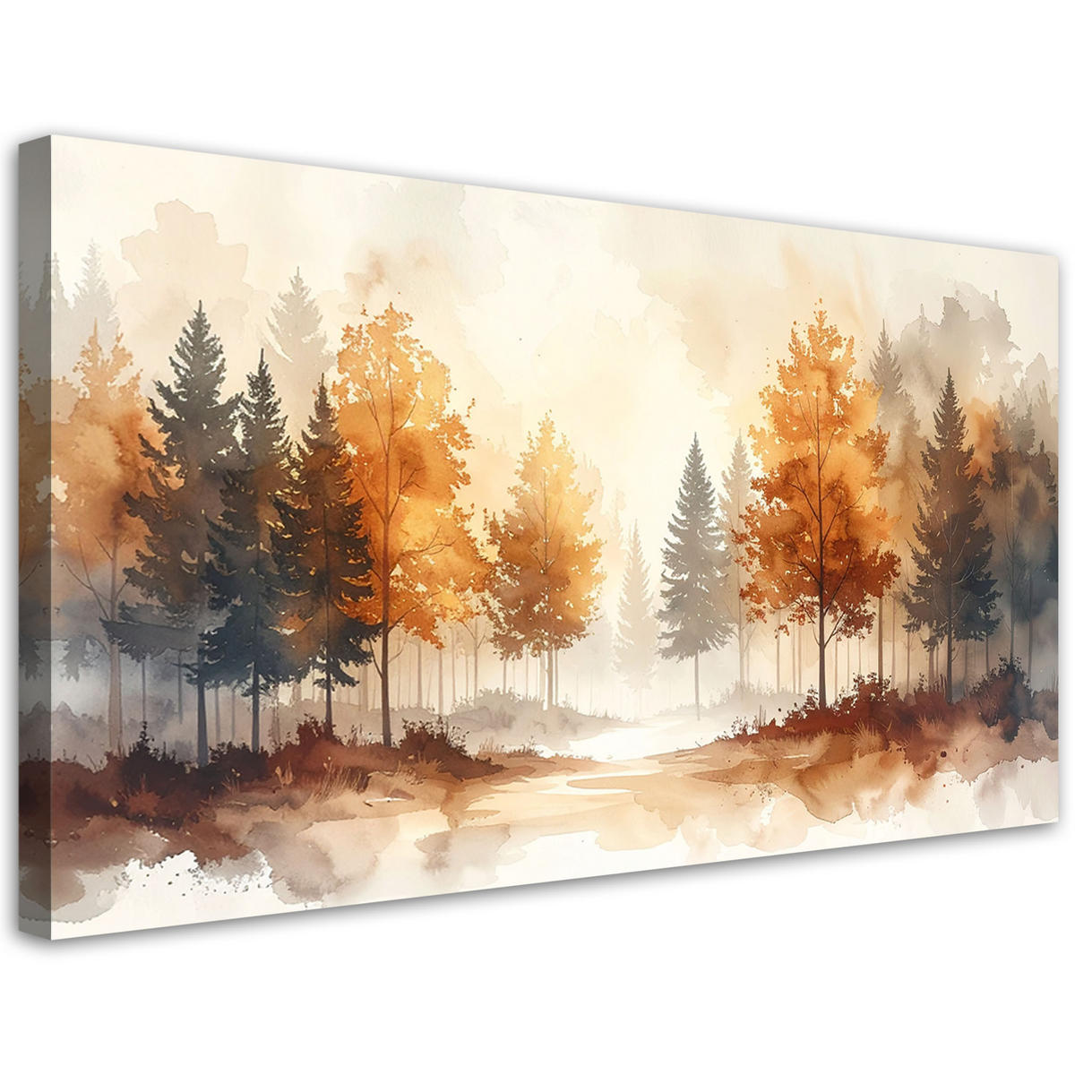 LEINWANDBILD Natur und Botanik 120x60cm - Beige, Textil (120/60cm) - Feeby