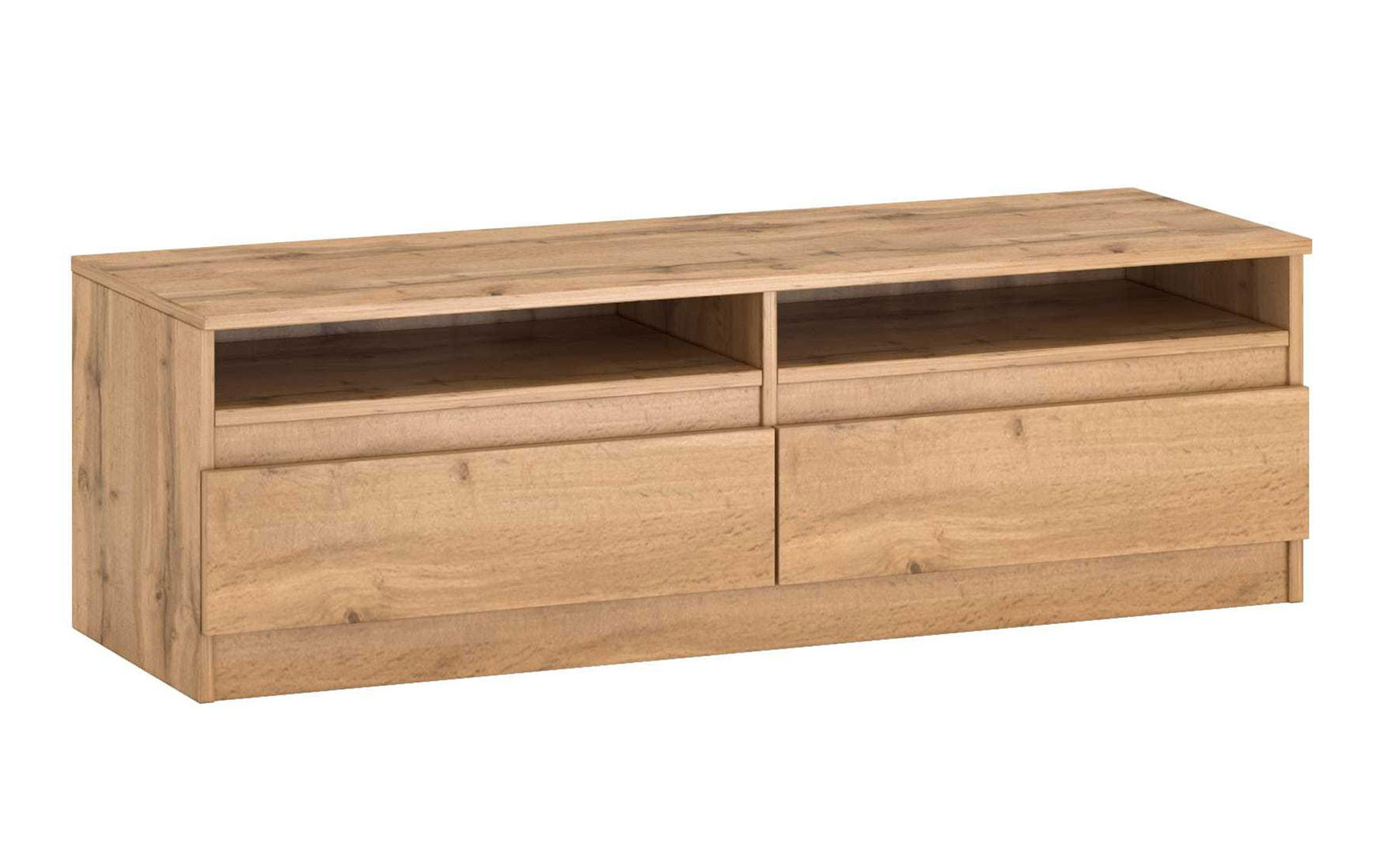 LOWBOARD Lala 120 Wotan Eiche 120 / 40 / 38cm - Braun, Holz/Holzwerkstoff (120/38/40cm) - Feldmann-Wohnen