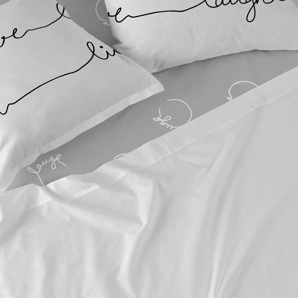 SPANNBETTLAKEN Live 180x200x32 cm (Bett 180) - Multicolor, Textil (180/200cm) - Happy Friday