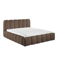 POLSTERBETT mit Stauraum 160x200 cm in Braun - Braun, Textil (160/200cm) - Home Collective