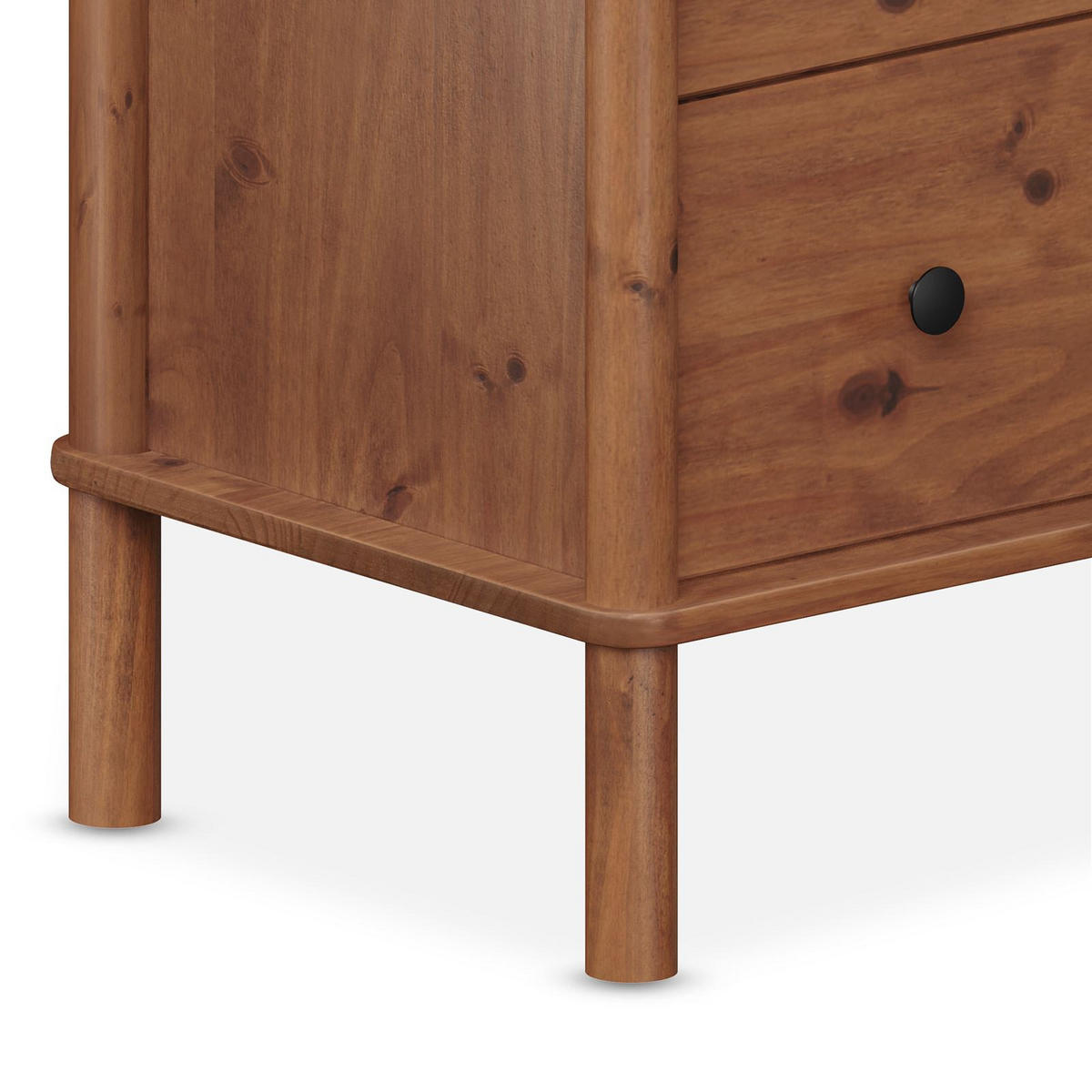 KOMMODE APOANA - Kastanienfarben, Holz (132/83/40cm) - IDIMEX