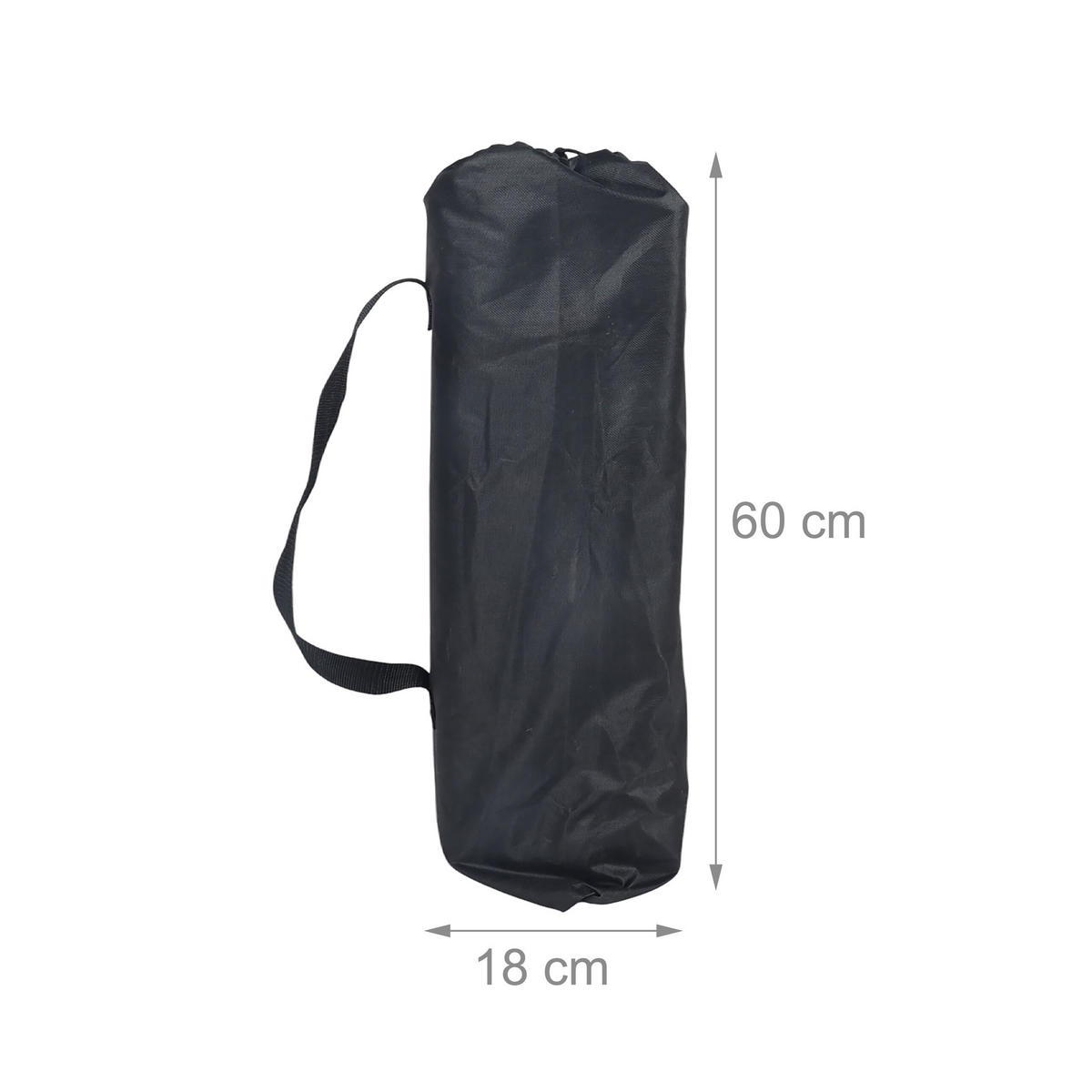 CAMPINGTISCH - Silberfarben, Metall (53/95/55cm) - Relaxdays