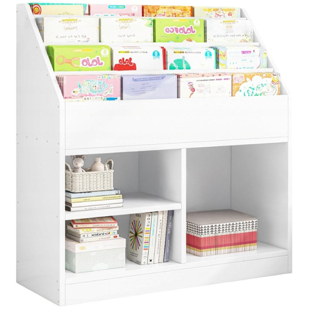 REGAL weiß 80/90/30 - Weiß, Holzwerkstoff (80/90/30cm)