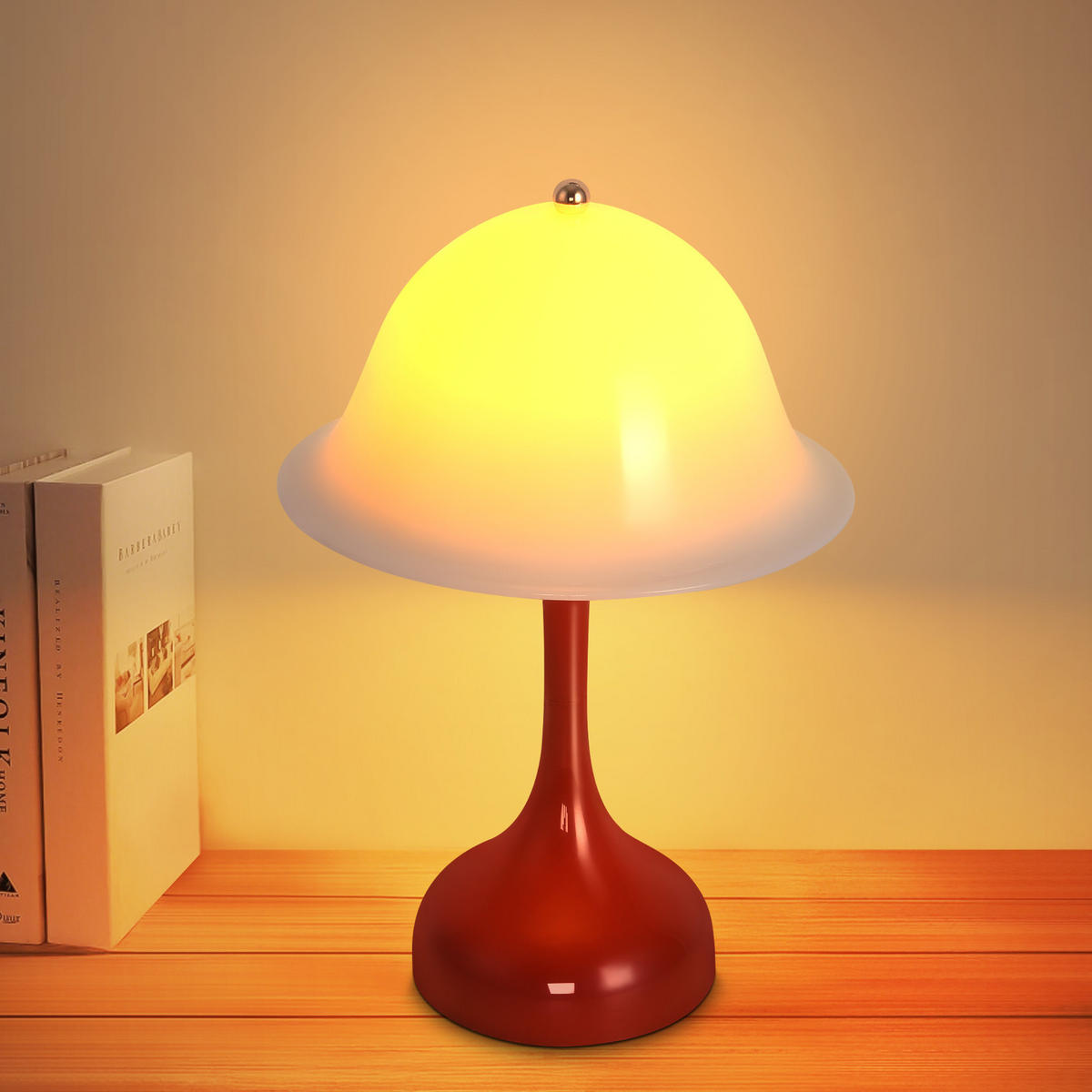 LED-TISCHLEUCHTE BRUNHILDE Ⅲ 25/9/16 cm - Rot, Metall (25/9/16cm) - Nettlife