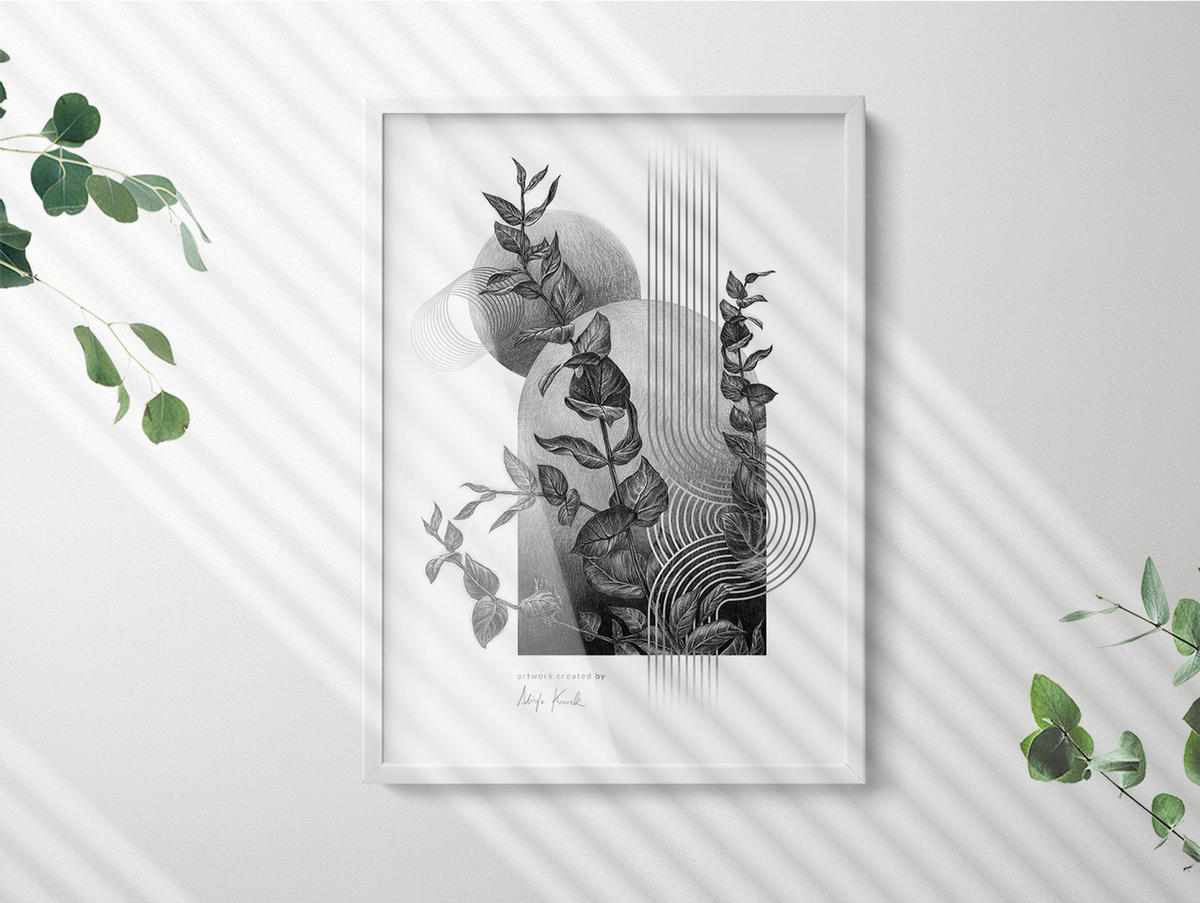 BILDERRAHMEN - Weiß, Kunststoff (50/70/1.5cm) - Wallfluent