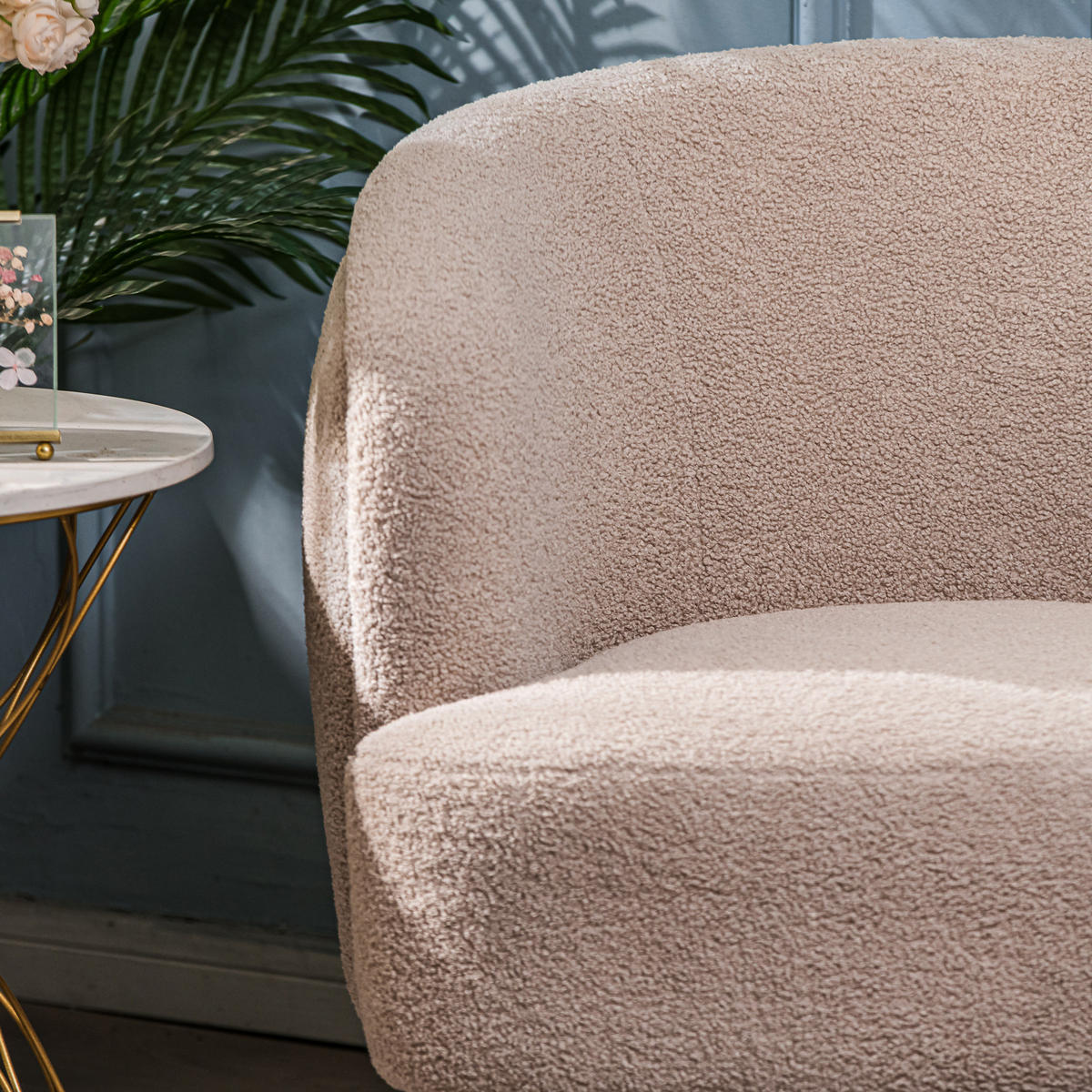 SESSEL Wolle Beige - Beige, Textil (80/80/72cm) - Nordlys