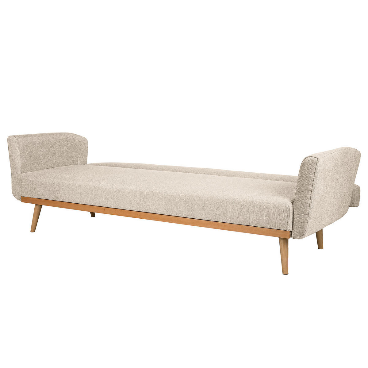 SCHLAFSOFA - Eichefarben/Beige, Holz/Buchenholz (212/79/85cm) - home24