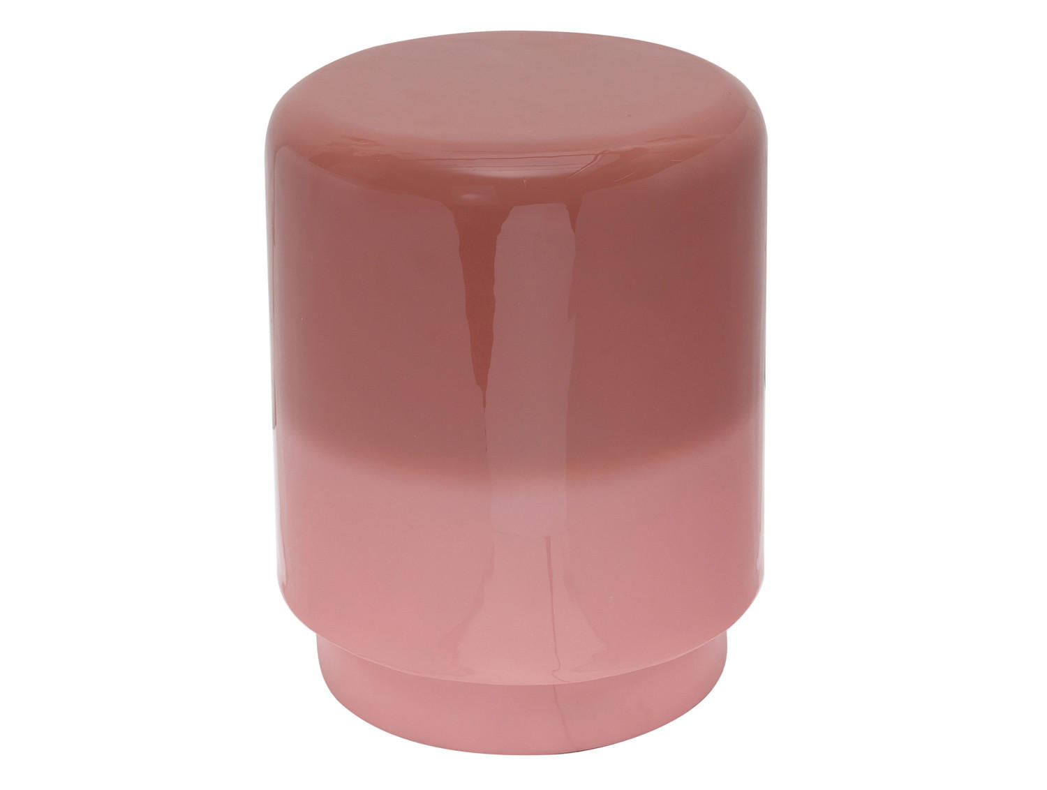 HOCKER Borrar Rosa Ø35/45 cm - Pink, Metall (35/45/35cm) - Leitmotiv