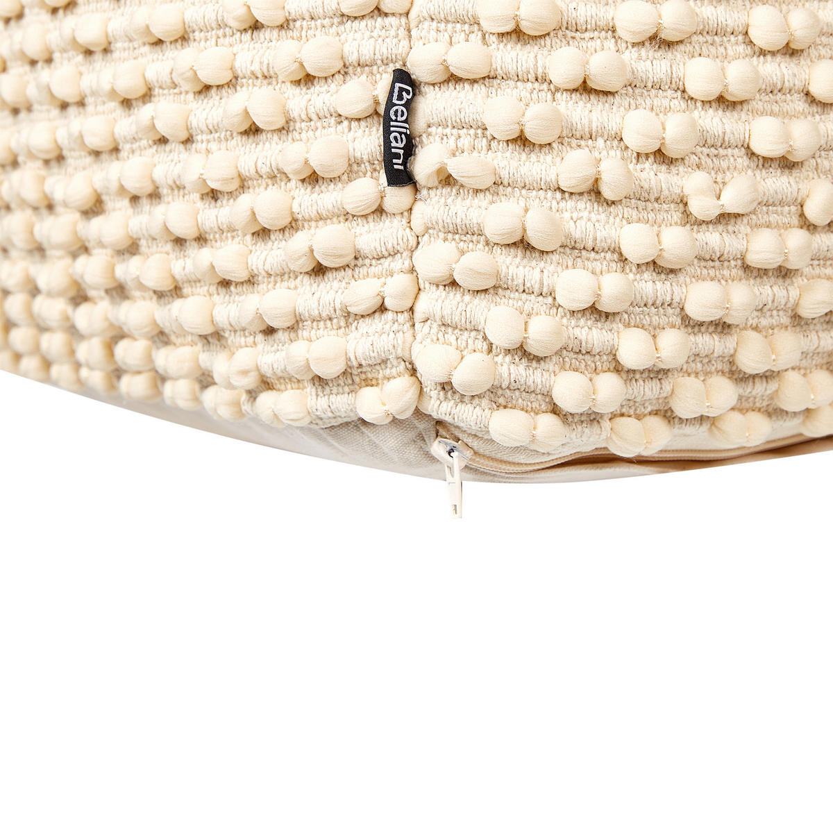 POUF Hellbeige Kingri - Beige, Naturmaterialen (50/35/50cm) - Beliani