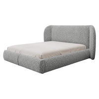 POLSTERBETT Jamika - Hellgrau, Holz/Textil (180/200cm) - MIRJAN24