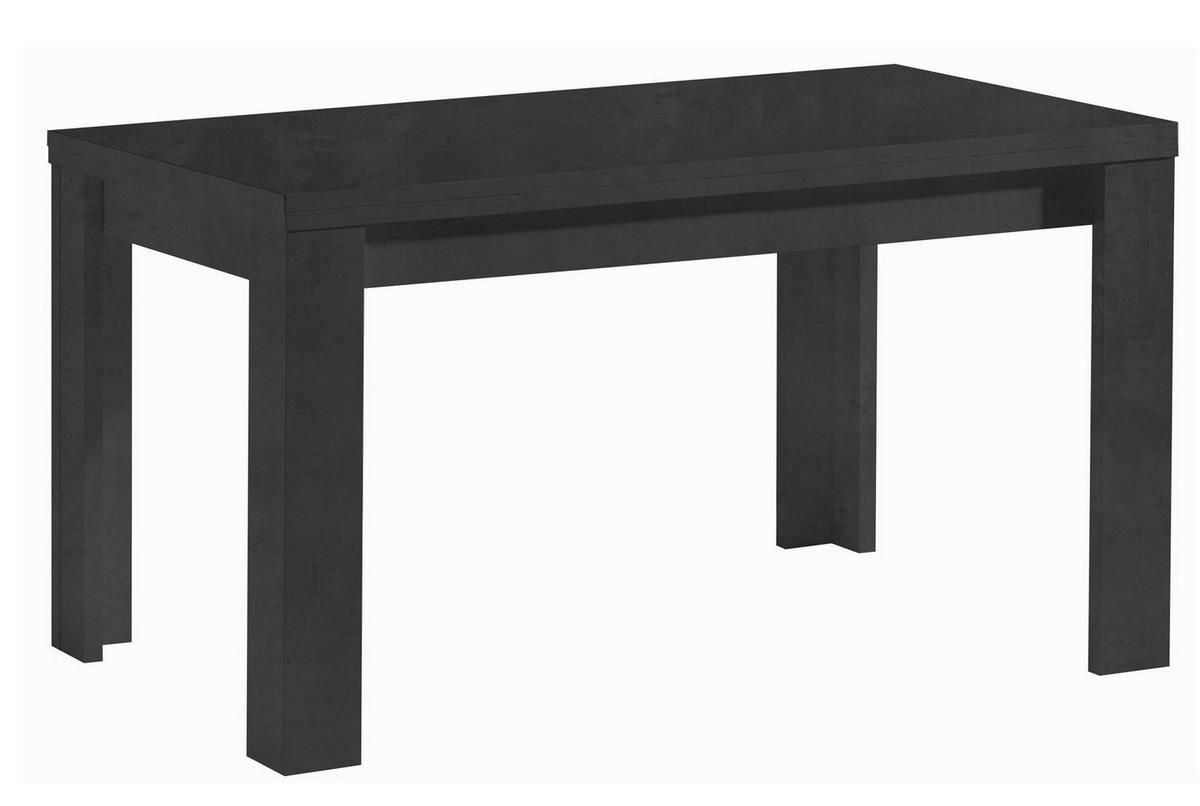 ESSTISCH ausziehbar Eddy 180 x 90 x 78 Esszimmertisch Graphit - Grau, Holz (180/90/78cm) - 58aufmkessel