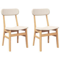 STUHL-SET 2 Stk Rabenbach 47/81.5/47 cm - Braun, Holz (47/81.5/47cm) - ZMH