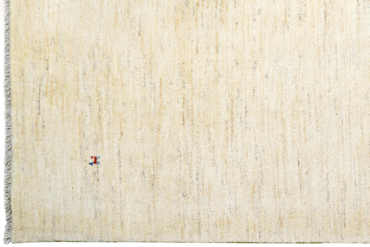 GABBEH-TEPPICH handgeknüpft Beige 247/174 cm Schurwolle - Beige, Textil (174/247cm) - Looma