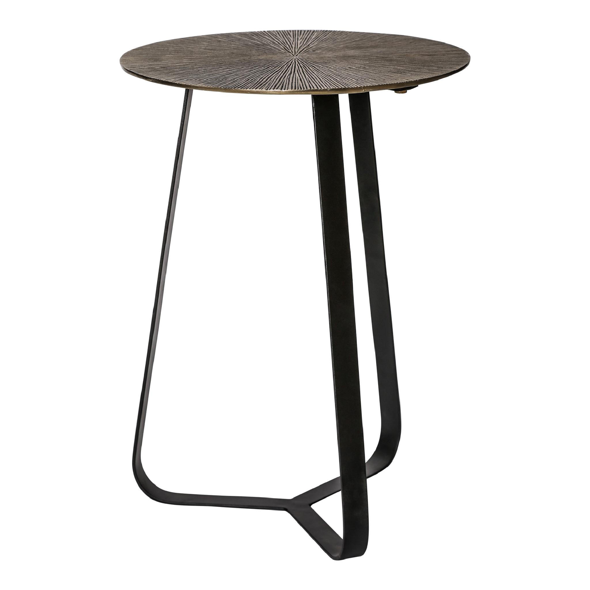 COUCHTISCH Kae Schwarz 40/40/50cm - Schwarz, Metall (40/40/50cm) - PTMD Collection
