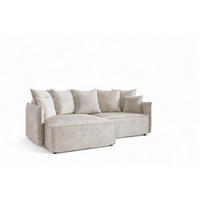 ECKSOFA Minea Mit Schlaffunktion - Weiß, Holzwerkstoff/Textil (221/153cm) - Fun Möbel