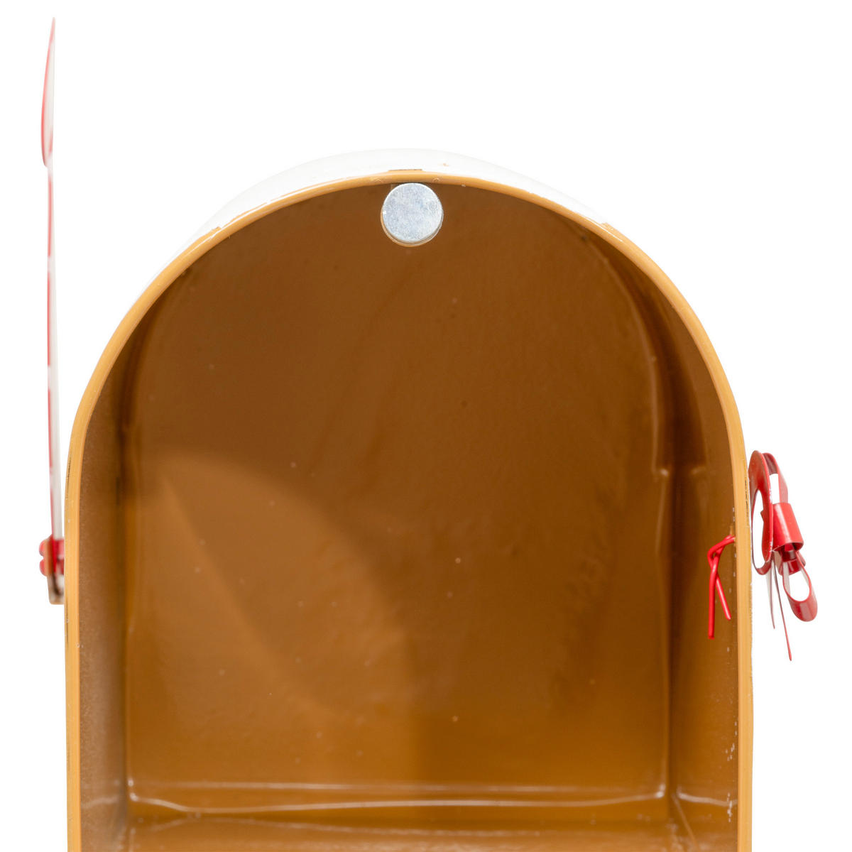 BRIEFKASTEN Metall Weihnachtsmann 32 cm auf Ständer - Goldfarben, Metall (13.5/31.5/17cm) - Atmosphera Createur d´interieur