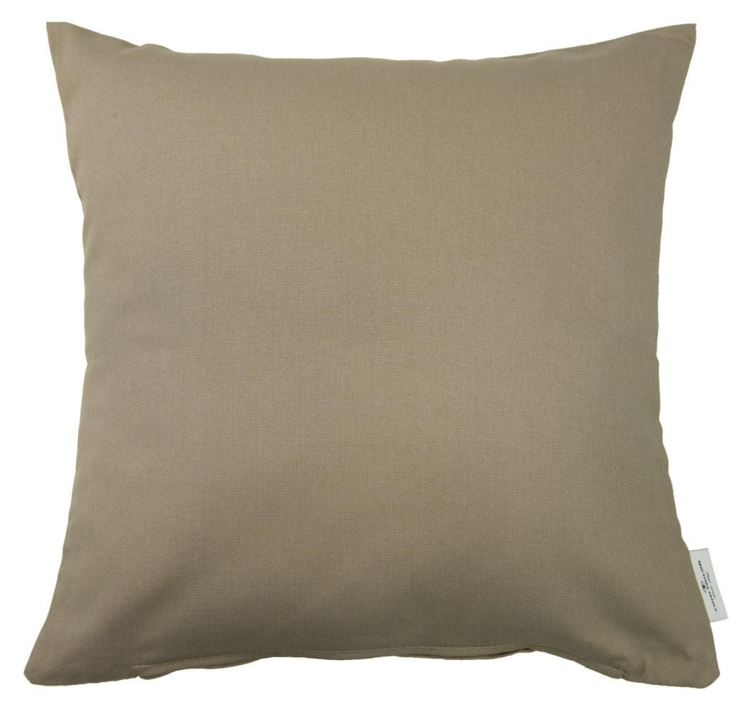 ZIERKISSENHÜLLE Dove ecrue 40x40cm - Graubraun, Textil (40/40cm) - Tom Tailor