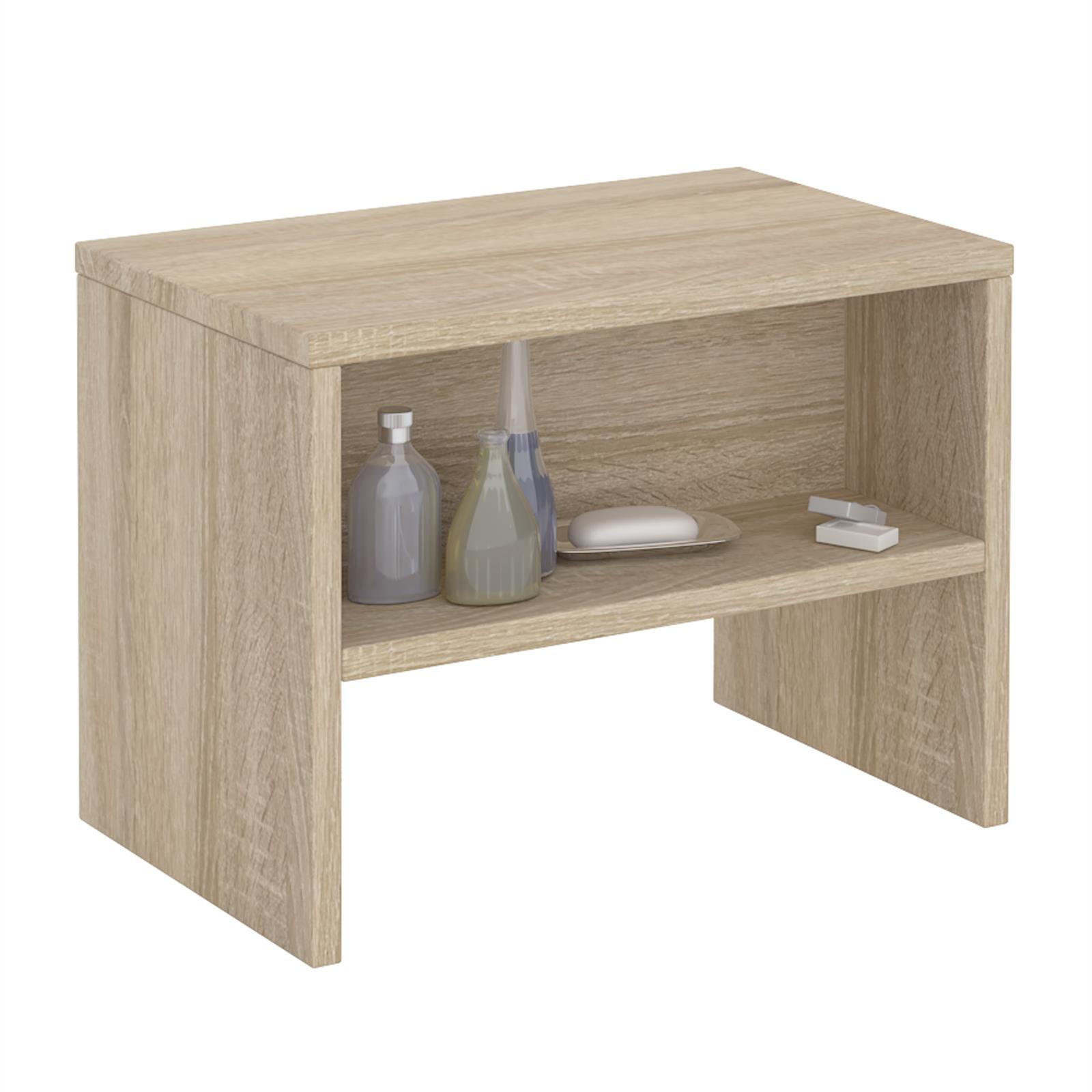 CARO-Möbel Nachttisch Sonoma Eiche 40x30x25 cm