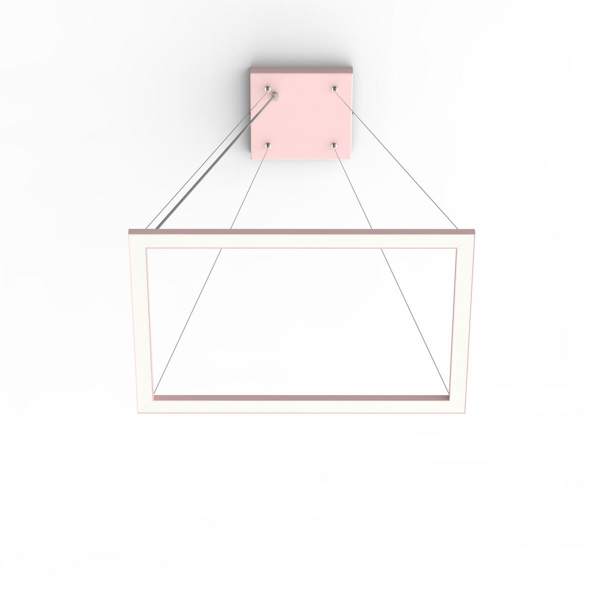 LED-HÄNGELEUCHTE - Pink, Metall (40/60/100cm) - Lumicom