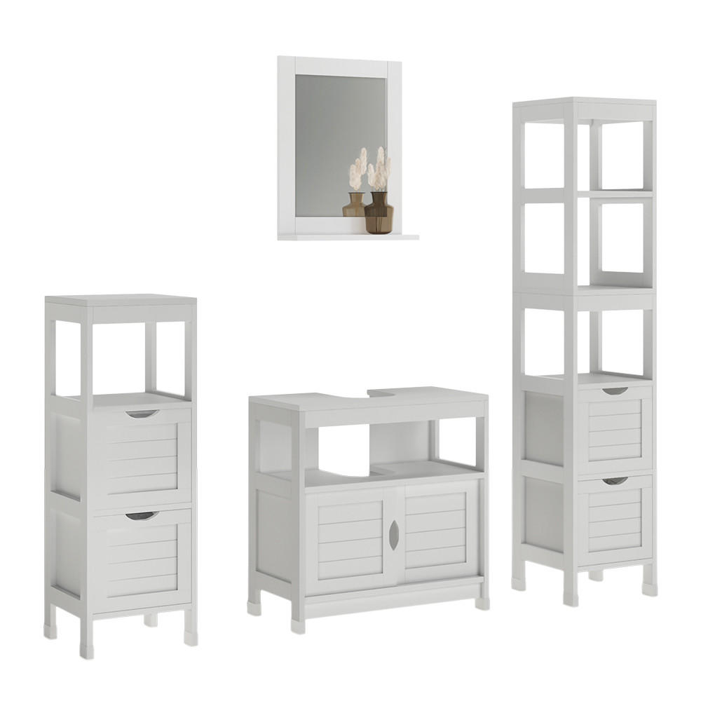 KOUPELNOVÝ NÁBYTEK Vilda Bílá - bílá, kompozitní dřevo (60/60/30cm) - Vicco