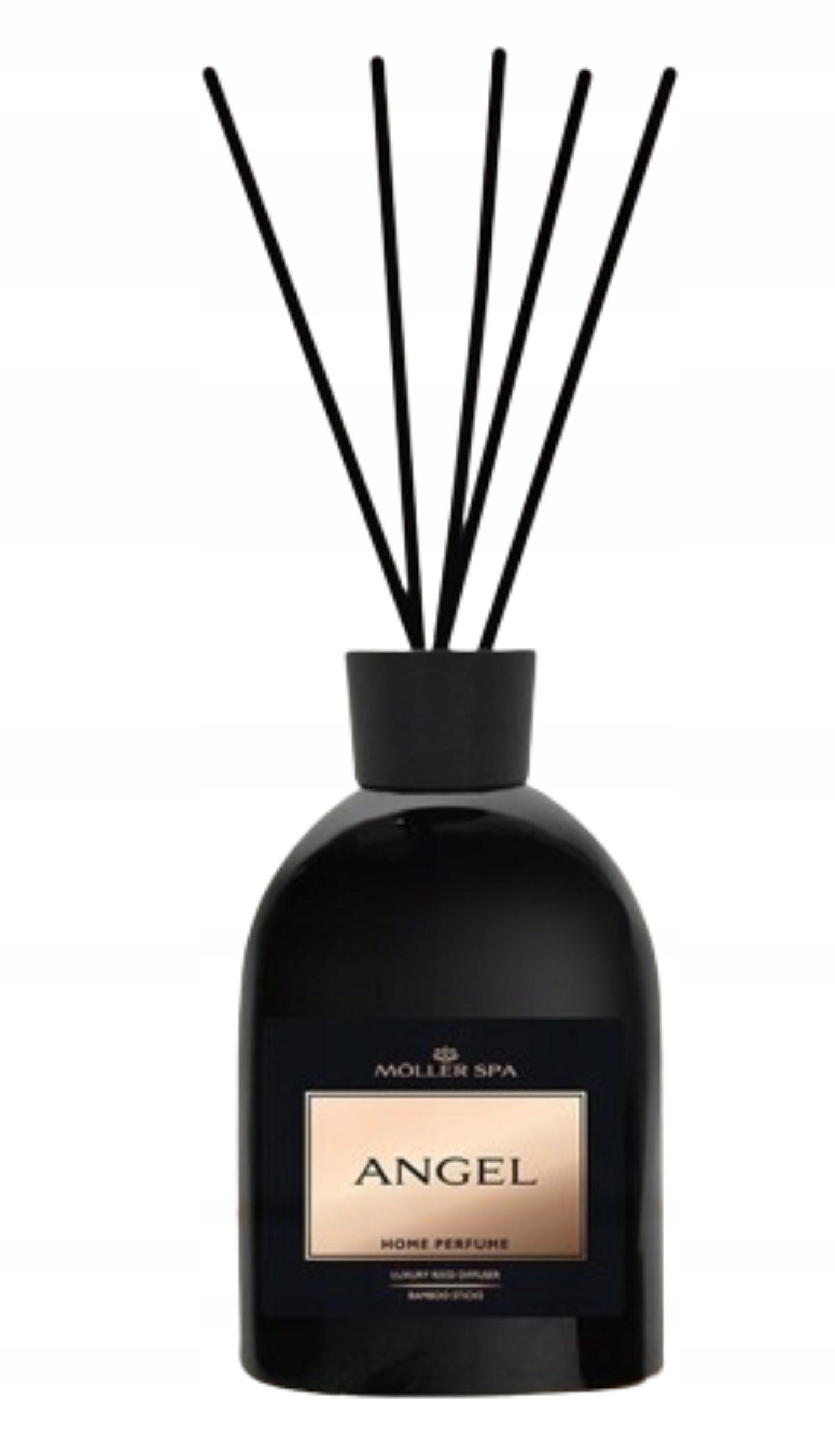 DIFFUSOR Angel – 250 ml - Schwarz, Glas/Holz (0.1/0.1/20cm) - Matkam Möbel