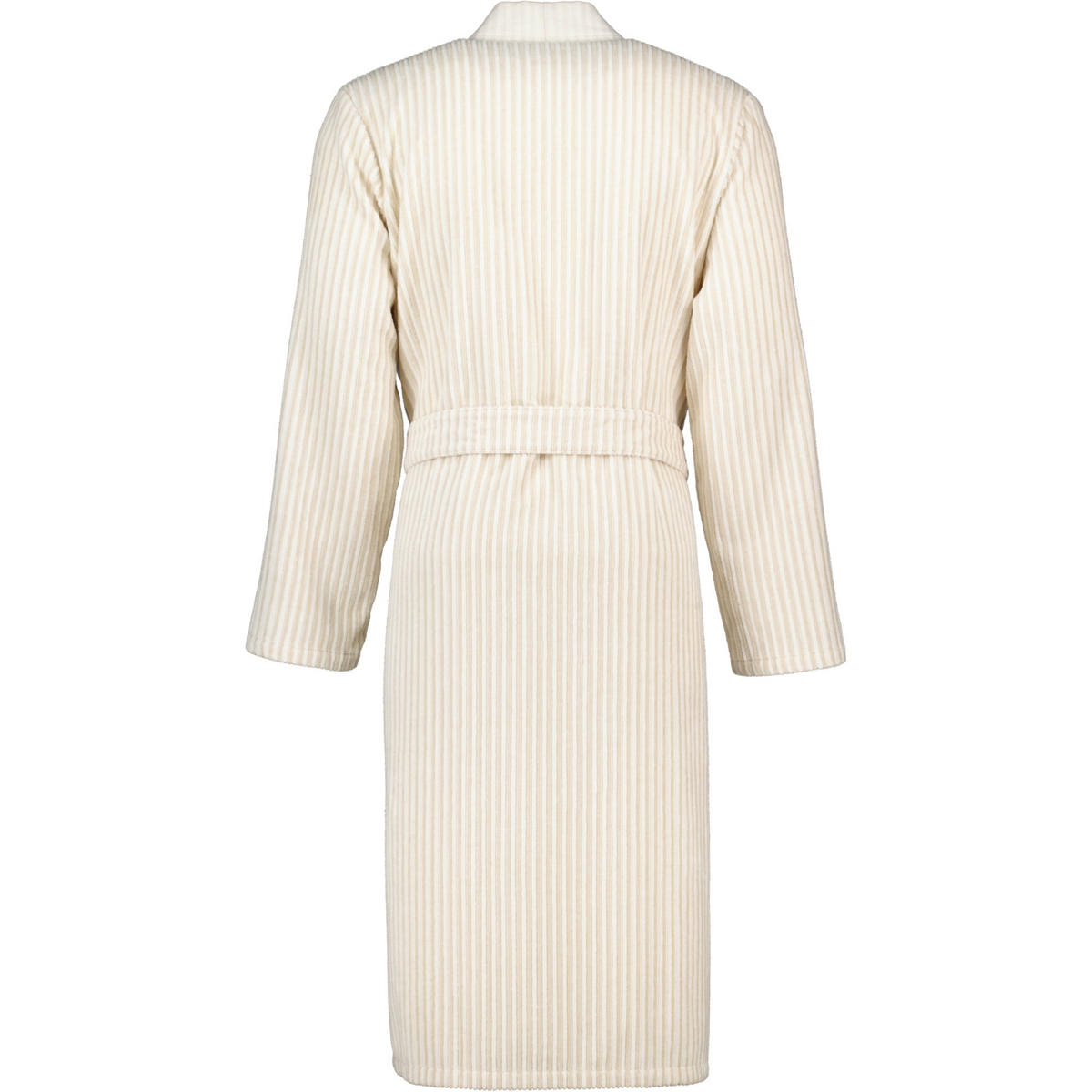 BADEMANTEL HERREN KIMONO STRUKTUR 5718 BEIGE - 33 - Beige, Textil (XLnull) - Cawoe