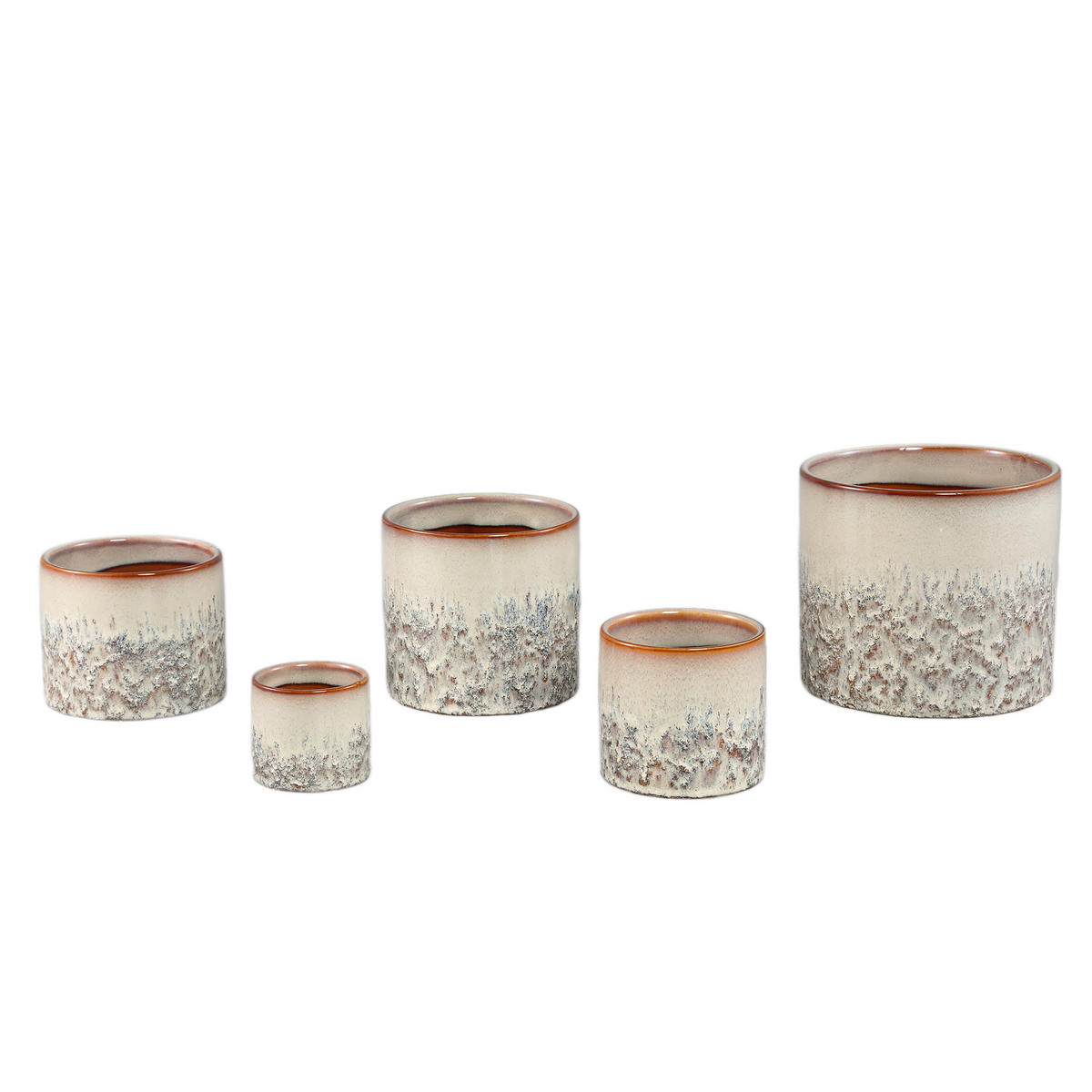 TOPF Mary Beige 17/17/15.5cm - Beige, Keramik (15.5cm) - PTMD Collection