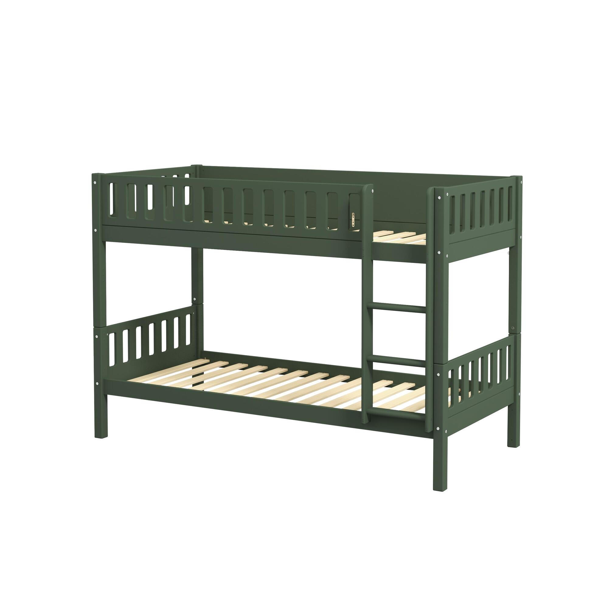 ETAGENBETT VIGGO Grün 208x102x144 cm - Grün, Holz - FURNLUX