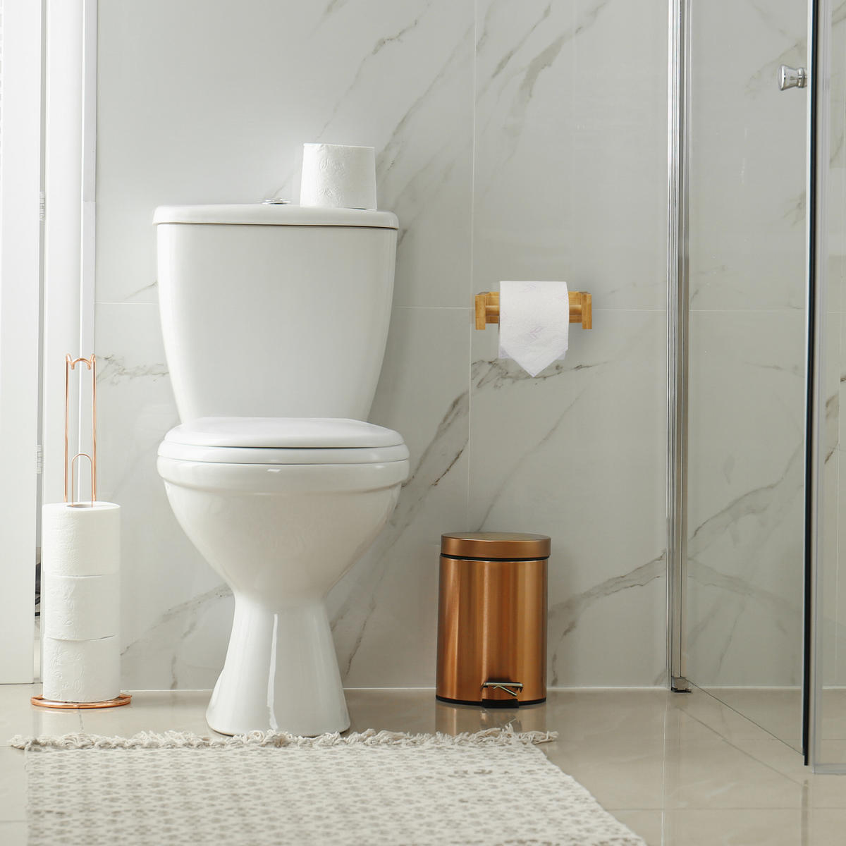 TOILETTENPAPIERHALTER - Hellbraun, Holz (16/5/13cm) - Relaxdays