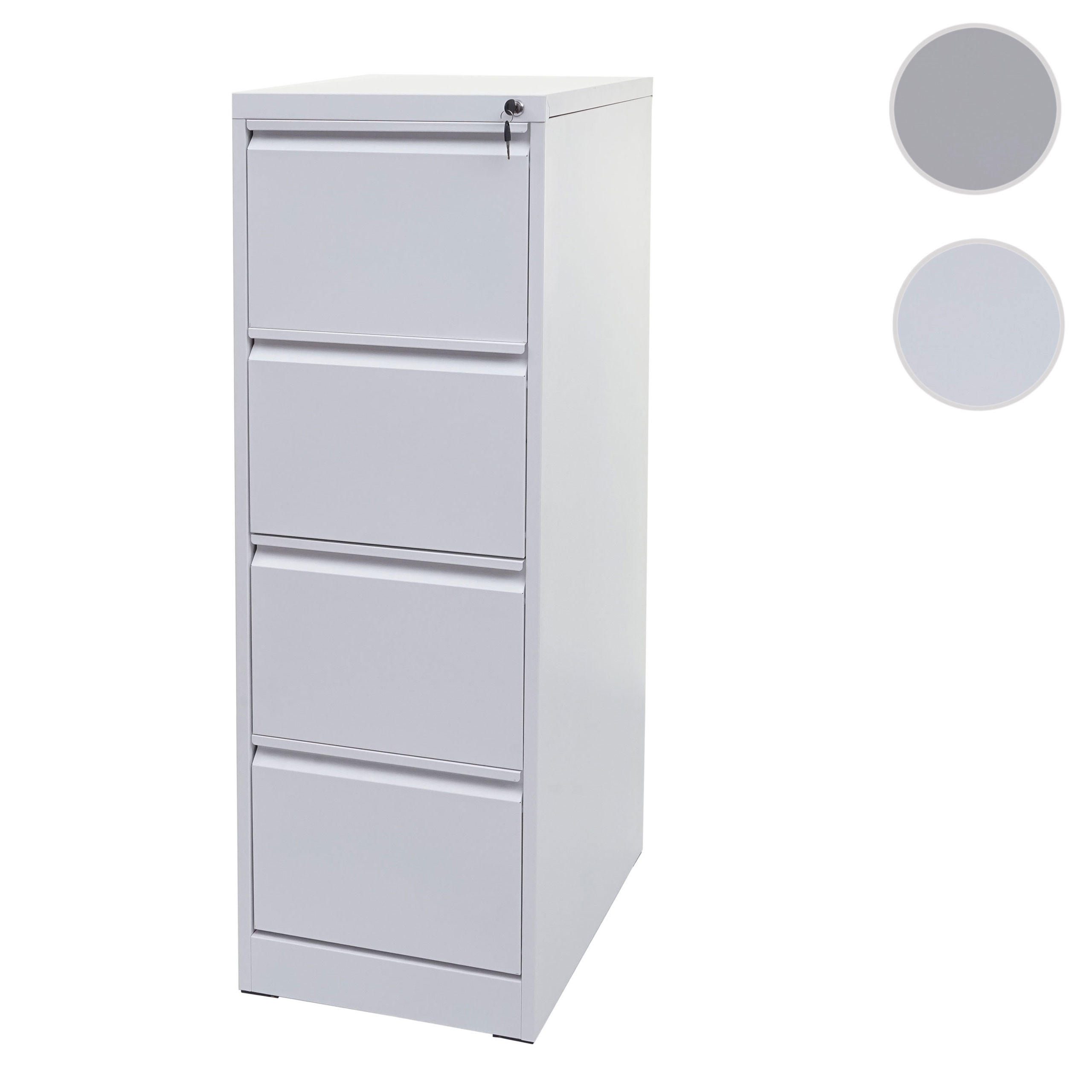 HÄNGEREGISTERSCHRANK Weiß - Weiß, Metall (46/134/62cm) - MCW