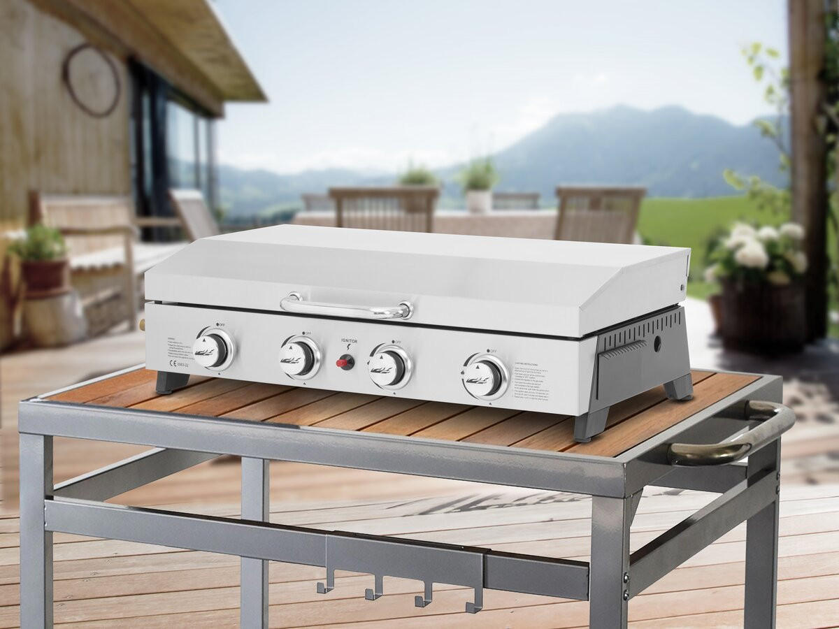 PLANCHA fasto Grau - Grau, Metall (52/25/84cm) - Habitat Garten