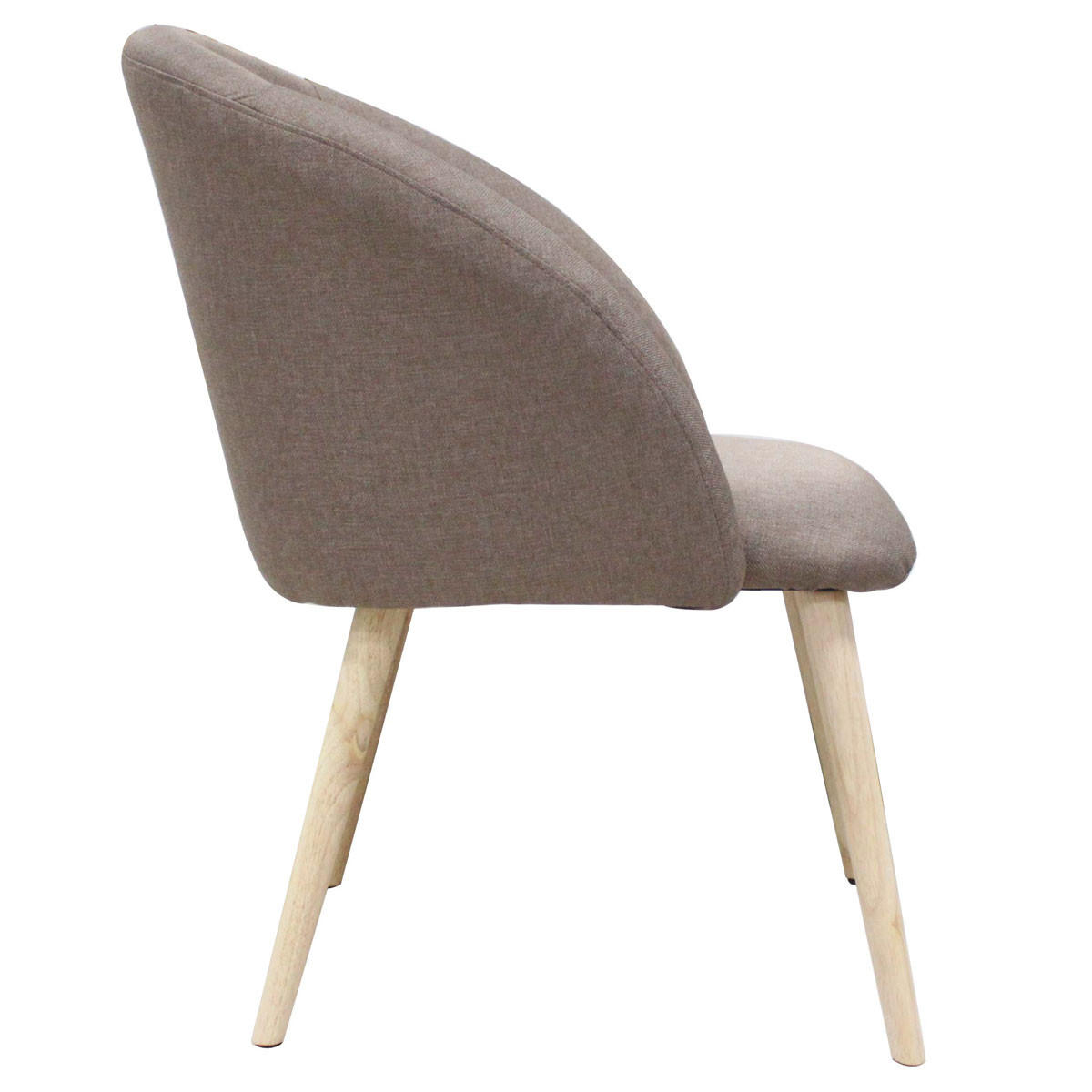 ESSZIMMERSTUHL Stoffbezug Braun - Braun, Textil (65/82/56cm) - SVITA