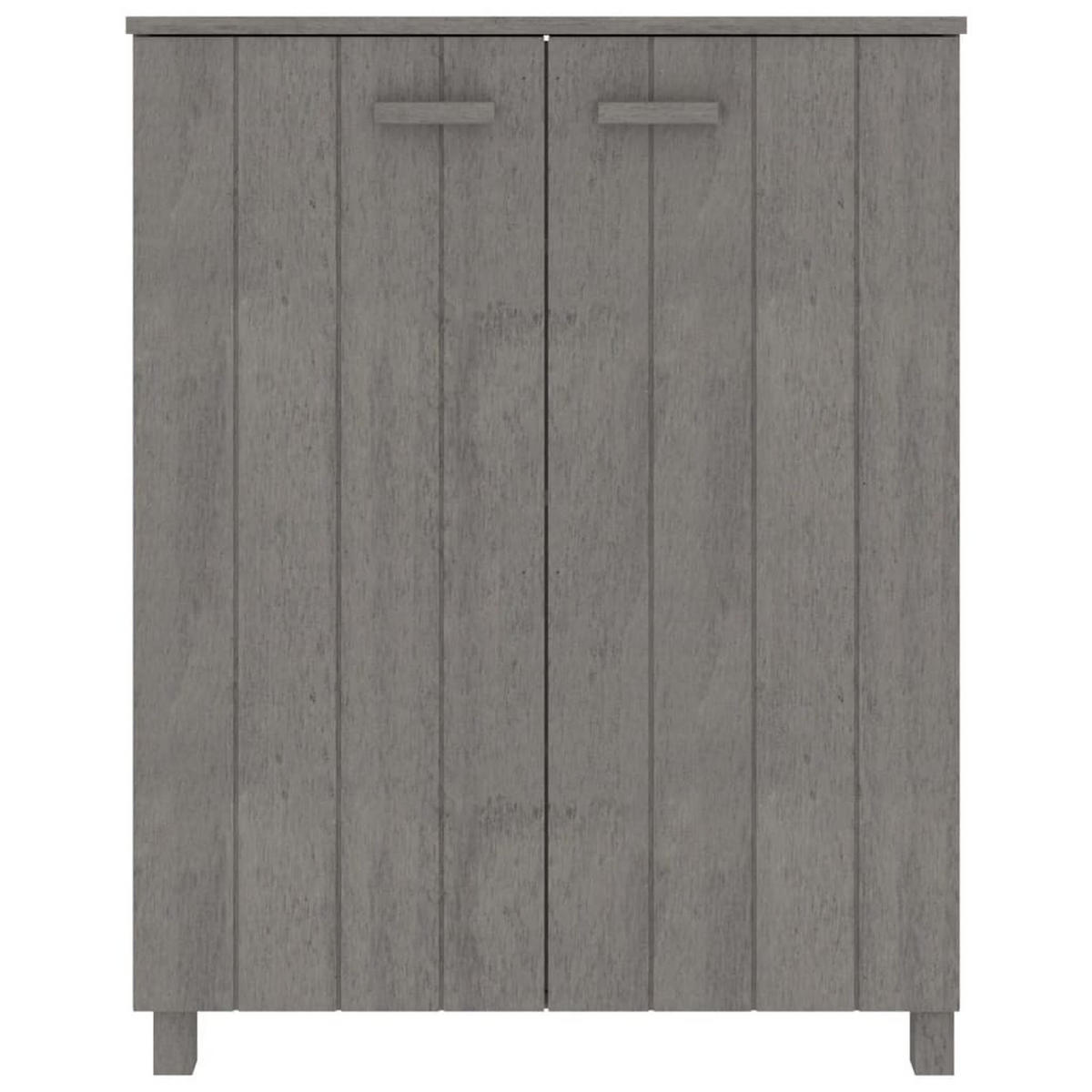 SCHUHSCHRANK Garcia 85/40/108 cm - Grau, Holzwerkstoff (85/108/40cm) - Nettlife