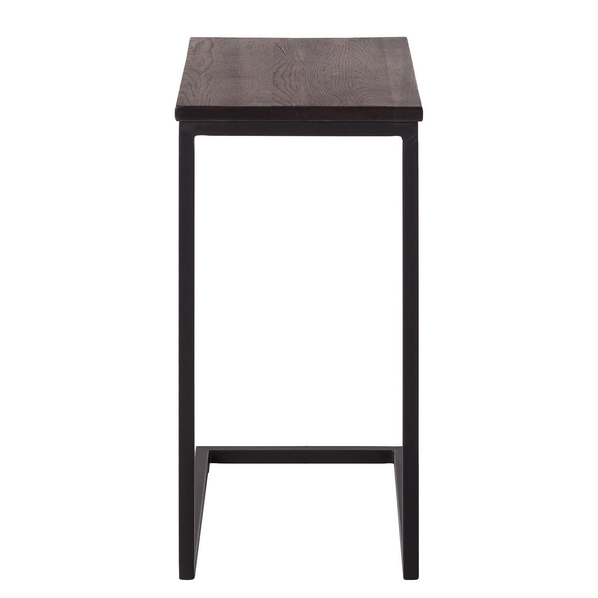 BEISTELLTISCH - Metall / Massivholz - Eiche - Eichefarben, Holz/Metall (30/45/60cm) - home24