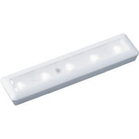 LED-BATTERIE-BELEUCHTUNGSSCHIENE - dimmbar mit Touch-Schalter für Kleiderschrank - Weiß, Kunststoff (6/30/3.5cm) - Northpoint