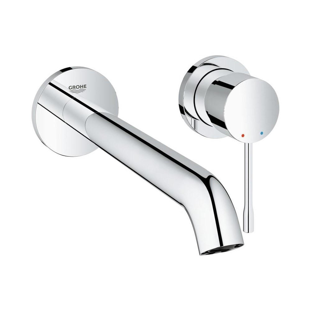 WASCHTISCHARMATUREN Silber 23/6.5/6.5 cm 19967001 - Silberfarben, Metall (6.5/6.5/23cm) - Grohe